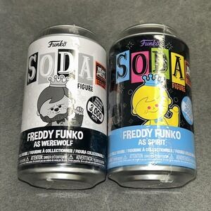 Funko‎ Soda Freddy Funko As Spirit & Werewolf 2023 Halloween Heavy Metal LE E2